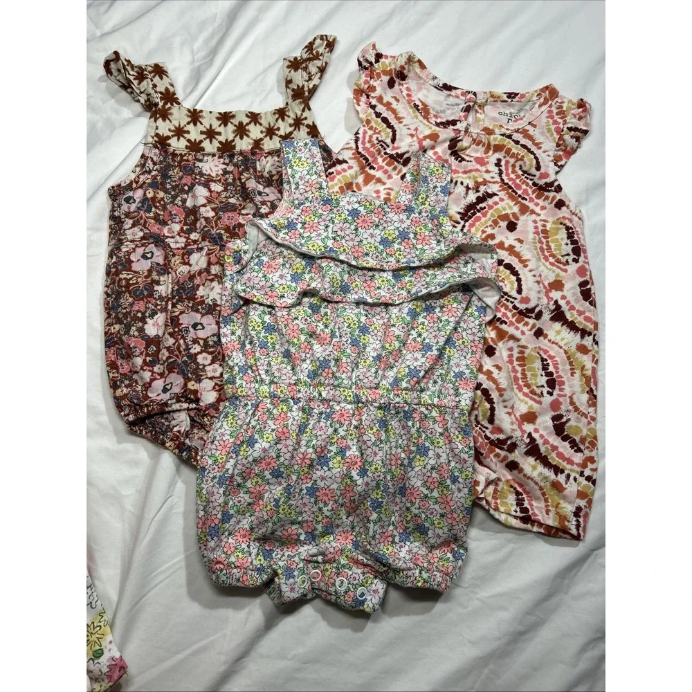 Baby Girl 6-9 Mo Lot Of 15 Summer Little Me Nike Carters Gap Ralph Lauren B146